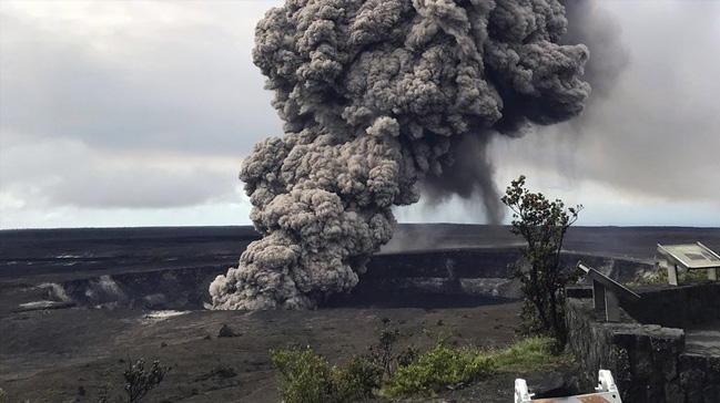 Son Dakika Dünya Haberleri Kilauea Yanardağı nda yeni bir patlama AKŞAM