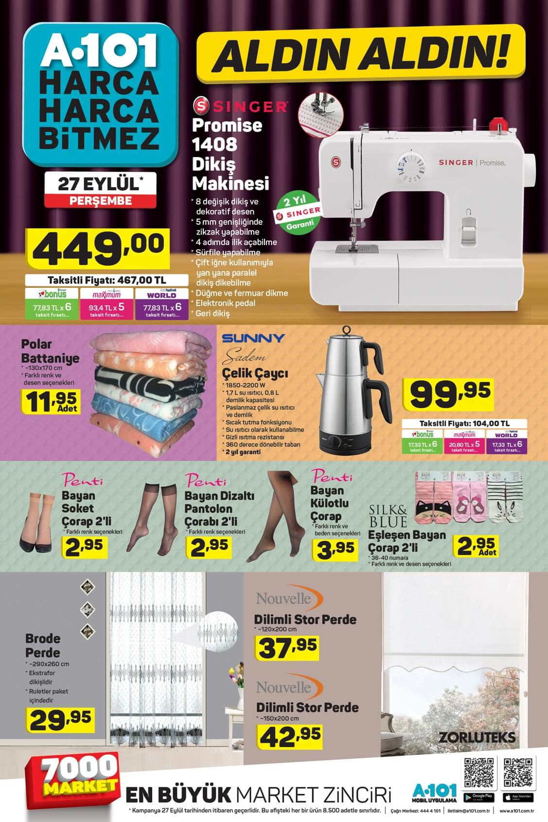 A101 5 Ekim Kataloğu A101 5 Ekim Kataloğu