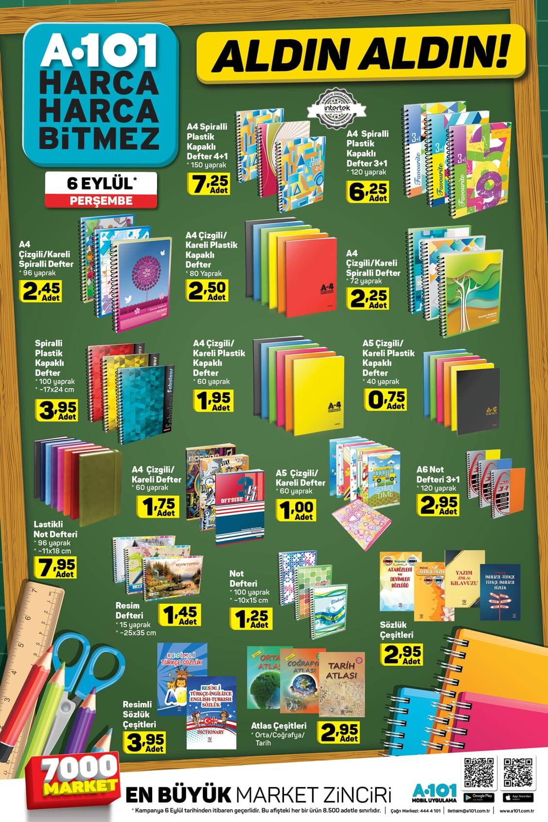 14 Eylül Perşembe A101 Kataloğu 14 Eylül Perşembe A101 Kataloğu