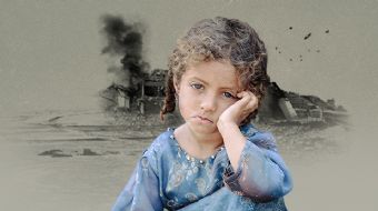 Yemen´de, bir hastanedeyiz. Ebrar, yetersiz ve sağlıksız beslenme sebebiyle vücudunda çeşitli yarala