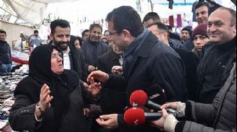 Yaşlı teyzeden oy isteyen İmamoğlu´na şok cevap
