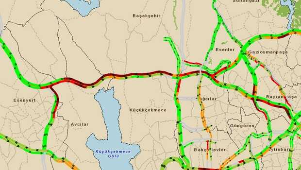 TEM%E2%80%99de+trafik+kazas%C4%B1+trafik+kilit
