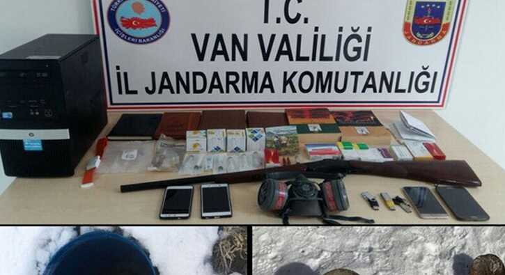 Van%E2%80%99da+PKK%E2%80%99ya+ait+%C3%A7ok+say%C4%B1da+ya%C5%9Fam+malzemesi+ele+ge%C3%A7irildi