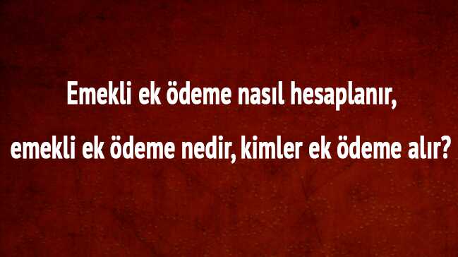 Emekliler için kamu hizmetlerini ödemede faydaları nelerdir Emekliler için kamu hizmetlerini ödemede faydaları nelerdir