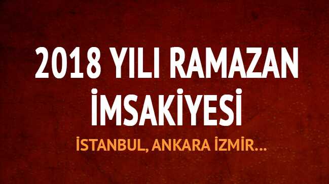 2018+y%C4%B1l%C4%B1+Diyanet+imsakiyesi+yay%C4%B1nland%C4%B1