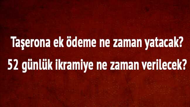 Ta%C5%9Ferona+ek+%C3%B6deme+ne+zaman+yatacak?