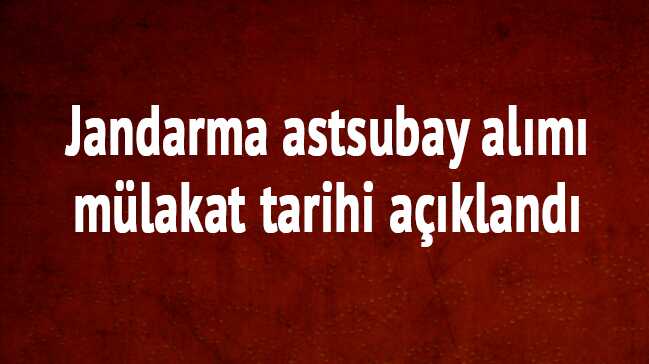 Jandarma+astsubay+al%C4%B1m%C4%B1+m%C3%BClakat+tarihi+a%C3%A7%C4%B1kland%C4%B1+m%C4%B1?+
