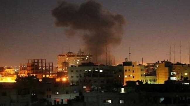 %C4%B0srail+Gazze%E2%80%99de+Hamas%E2%80%99a+ait+bir+hedefi+vurdu