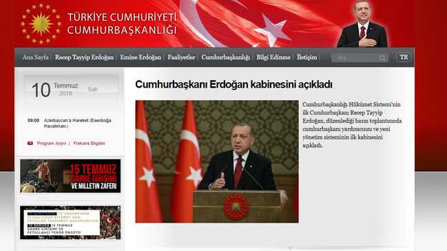 Ba%C5%9Fbakanl%C4%B1k+sitesi,+Cumhurba%C5%9Fkanl%C4%B1%C4%9F%C4%B1+resmi+internet+sitesine+y%C3%B6nlendiriyor