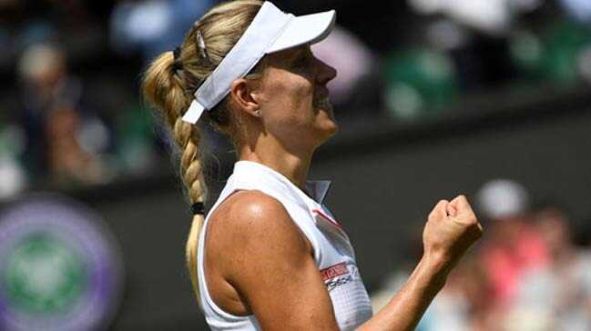 Wimbledon%E2%80%99da+ilk+finalist+Kerber