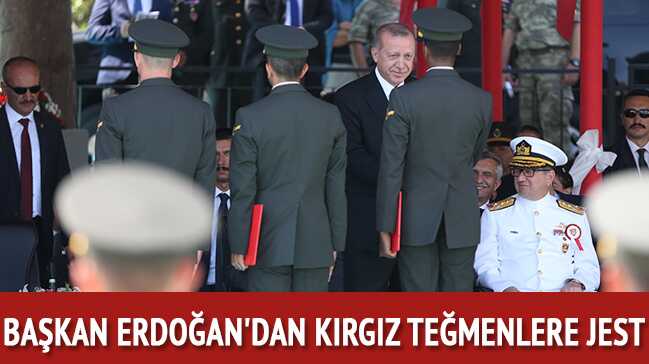Erdoğandan Kırgız teğmenlere jest 15