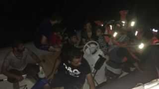 Bodrum'da 13 d�zensiz g��men yakaland� 