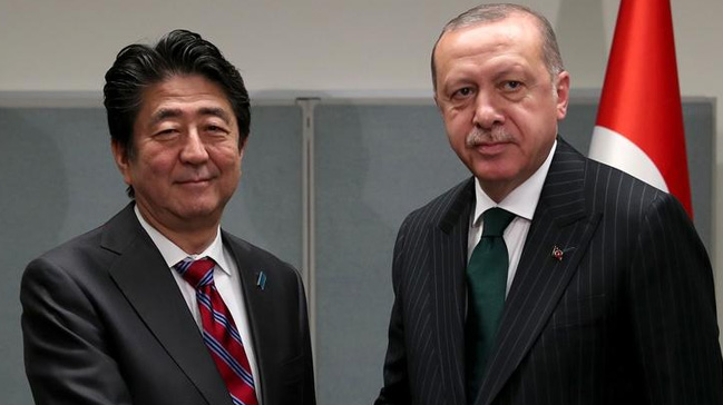 Cumhurbaşkanı Erdoğan Japonya Başbakanı Abe ile görüştü
