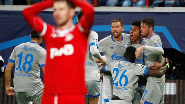 Schalke+deplasmanda+Lokomotiv+Moskova%E2%80%99y%C4%B1+1-0+ma%C4%9Flup+etti