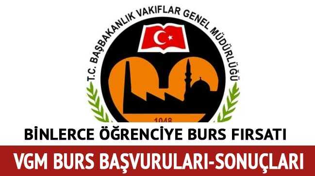 VGM+burs+ba%C5%9Fvurular%C4%B1+devam+ediyor