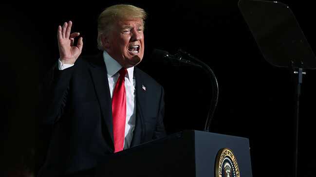 Trump: Orta Menzilli Nükleer Kuvvetler Anlaşması’ndan çekileceğiz Trump: Orta Menzilli Nükleer Kuvvetler Anlaşması’ndan çekileceğiz
