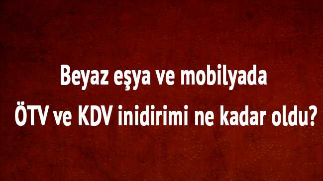 Beyaz eşya fiyatları 300 TL inecek ama daralma sürecek Beyaz eşya fiyatları 300 TL inecek ama daralma sürecek