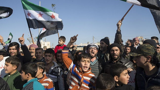 Suriyelilerden harekata destek