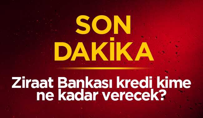 Ziraat+Bankas%C4%B1+kredi+kime+ne+kadar+verecek?+2019+Ziraat+Bankas%C4%B1+son+dakika+kredi+alma+%C5%9Fartlar%C4%B1+nedir