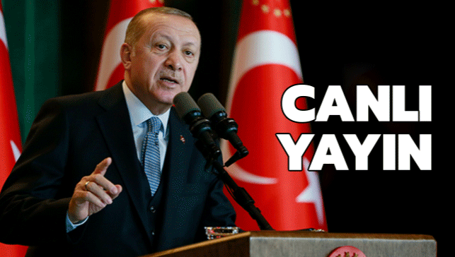Başkan Erdoğan Denizli'de konuşuyor